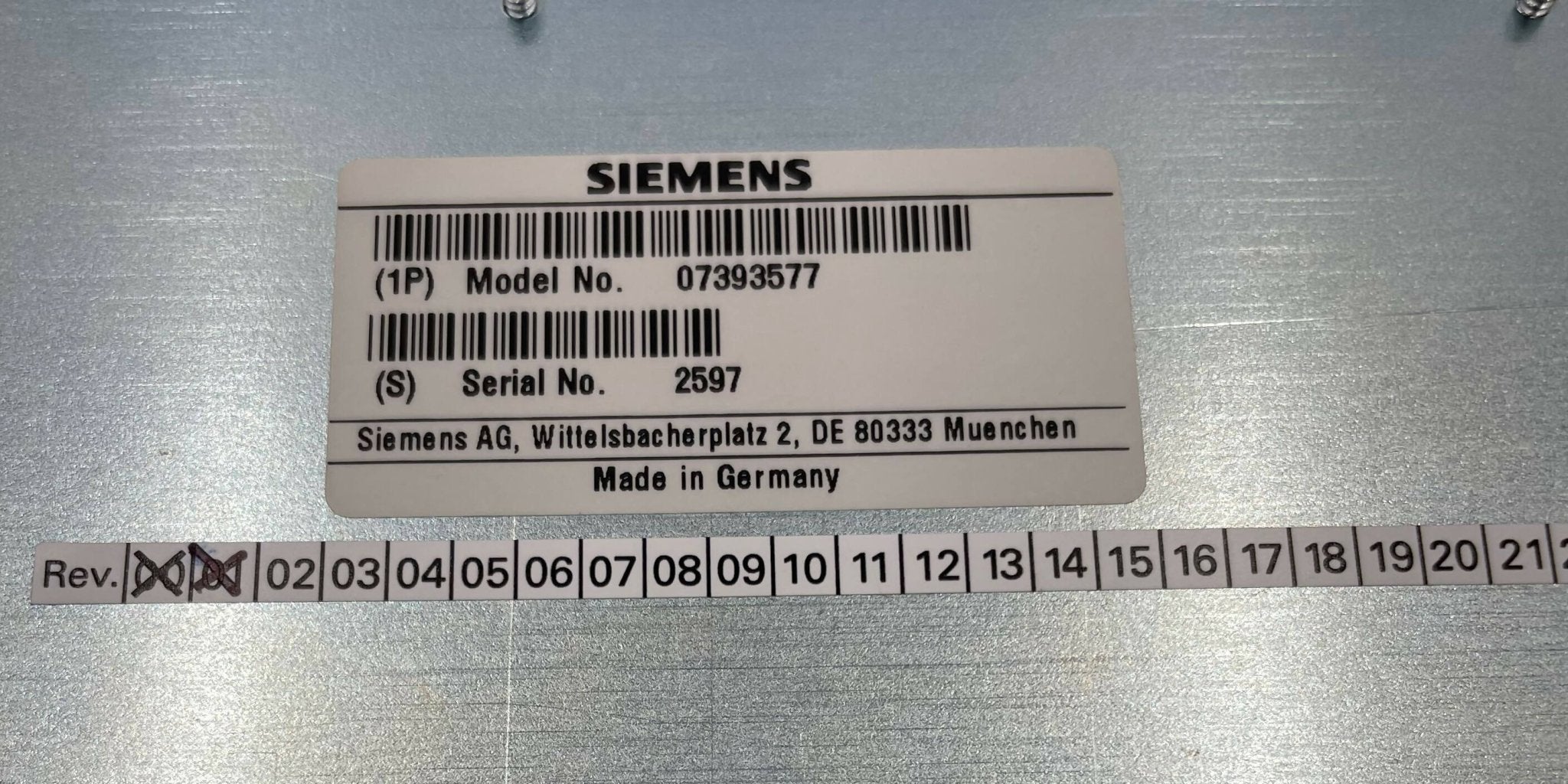 SWITCH BOX P30 (07393577/7393577 SIEMENS