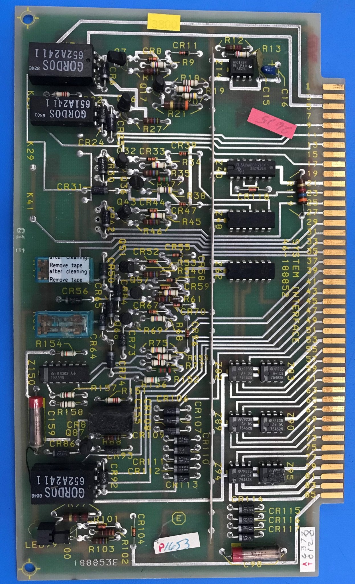 System Interface (46-188852 G1-E GE Advantx