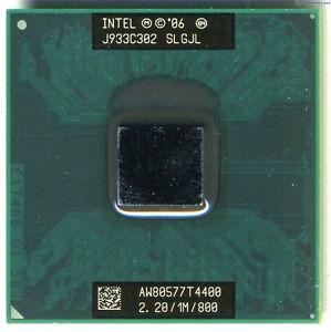 Intel T4400 Pentium DC 2.2GHz Socket P (SLGJL) Processor for Laptop.