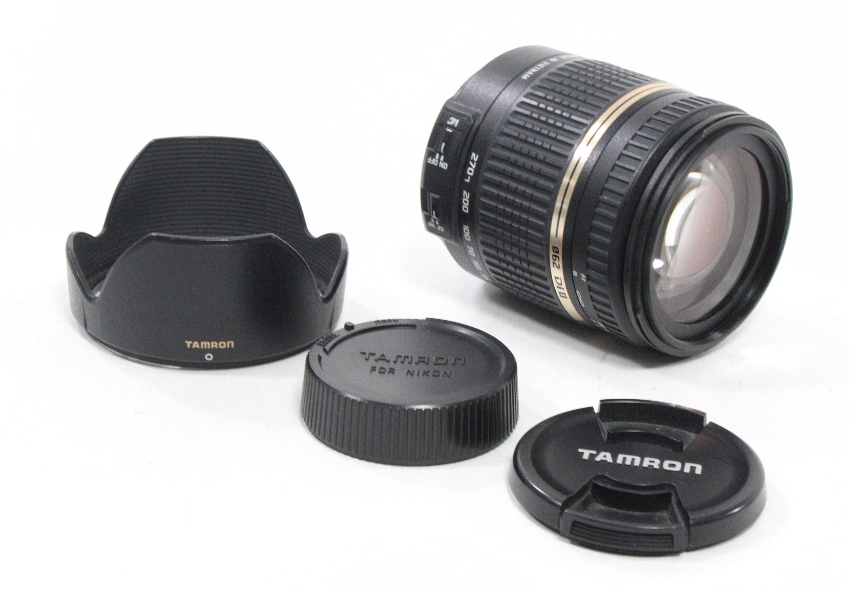 Tamron 18-270mm f/3.5-6.3 Di II Lens with Motor for Nikon F Mount