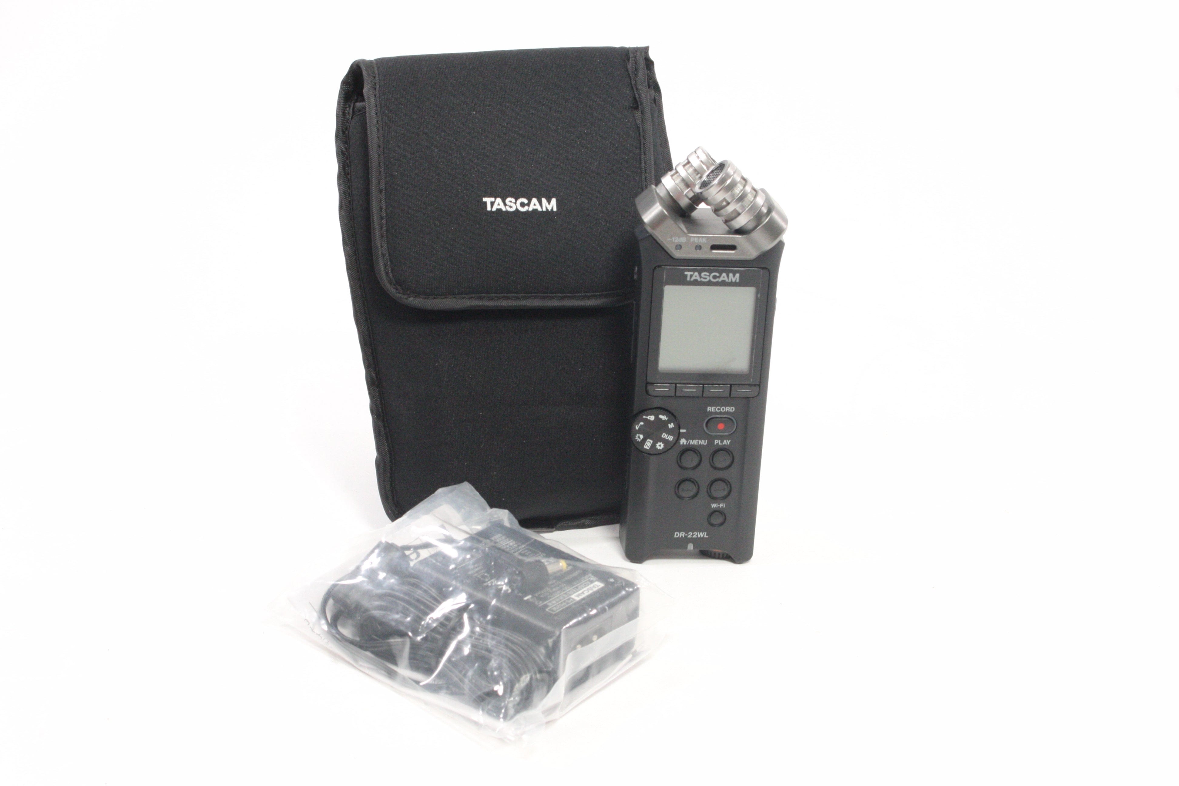 Tascam DR-22WL with AC Adapter-Audio Recorder