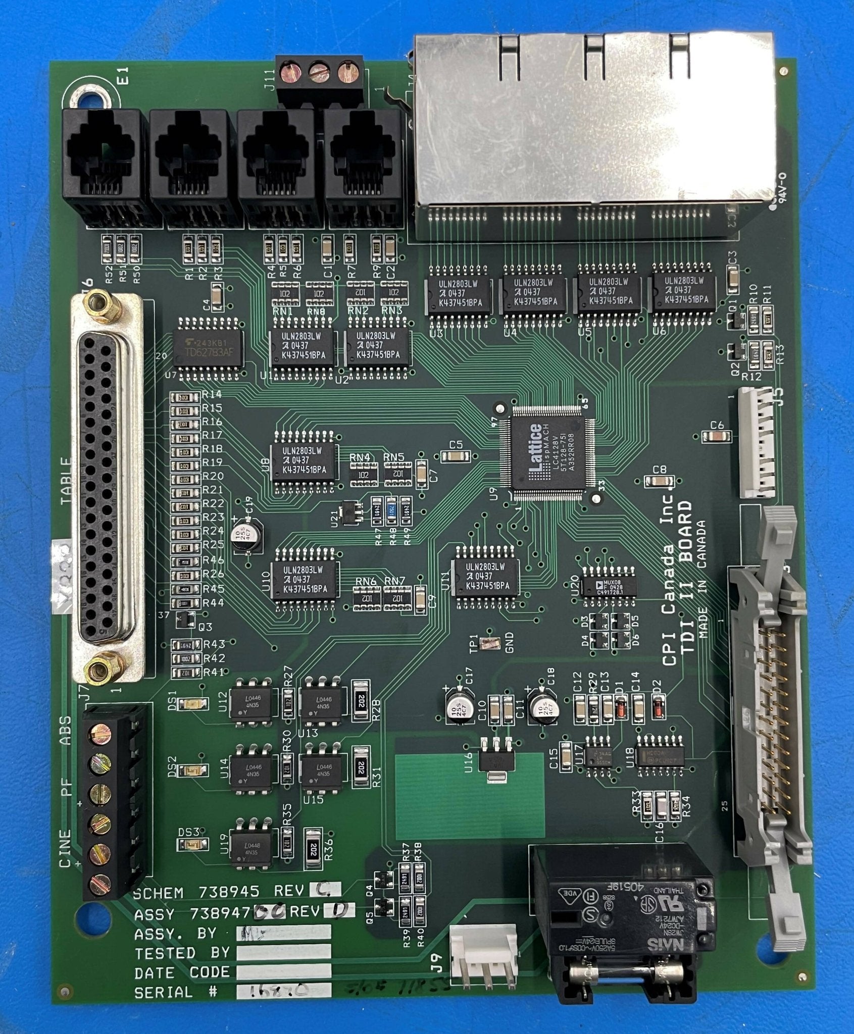 TDI II BOARD (738947-00 Rev D CPI