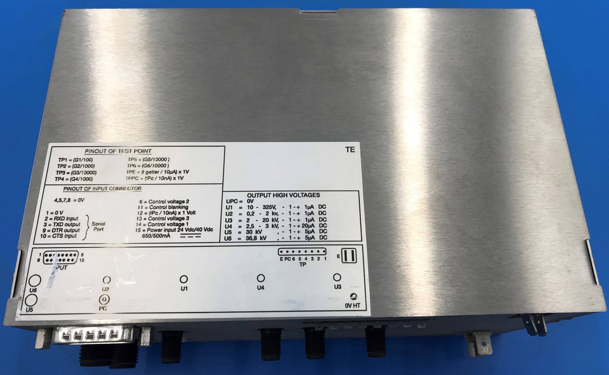 Thales HV II Power Supply ( TH-7221 THALES