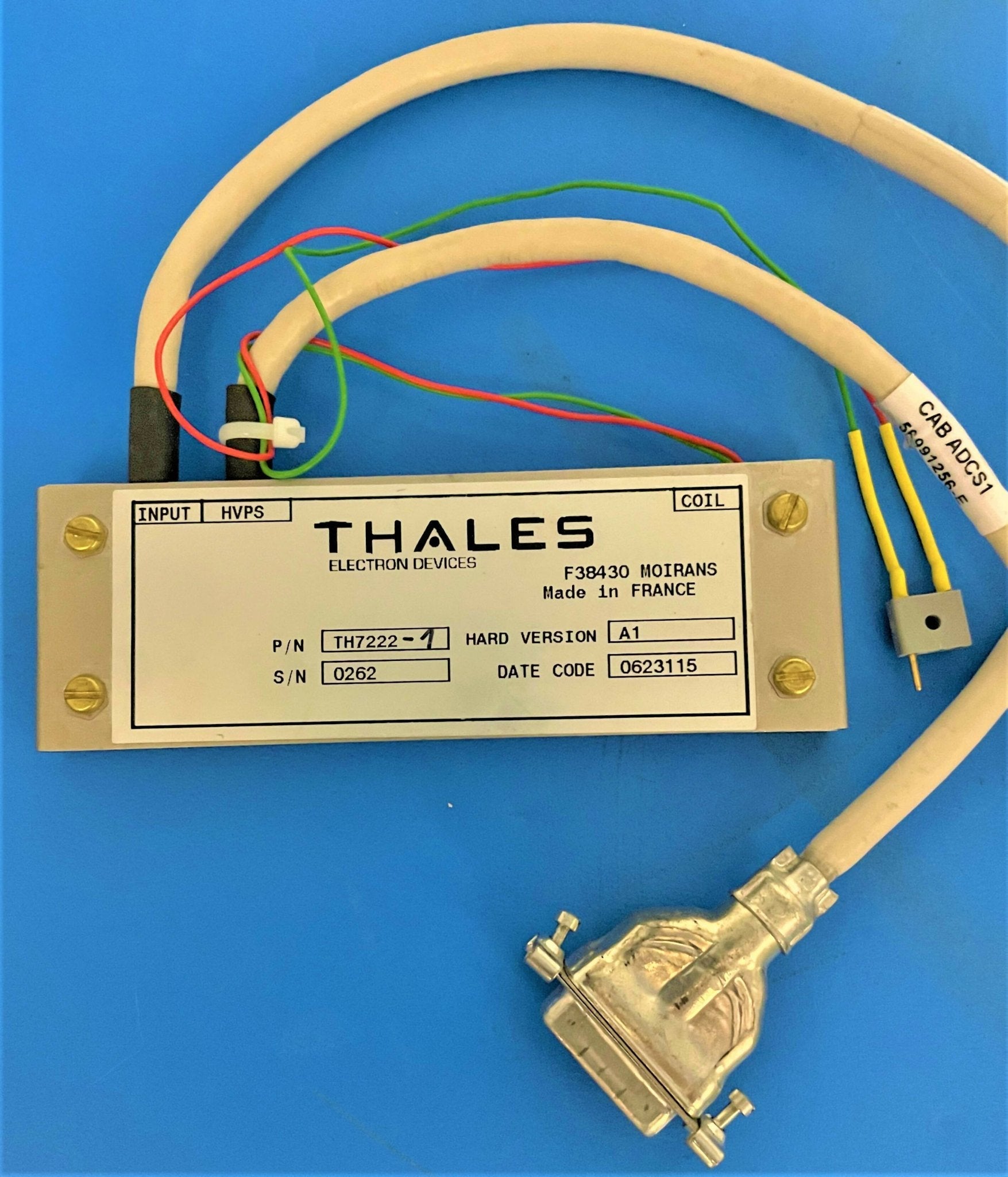 THALES POWER SUPPLY HV (2301231 ACDS/TH7222-1 THALES