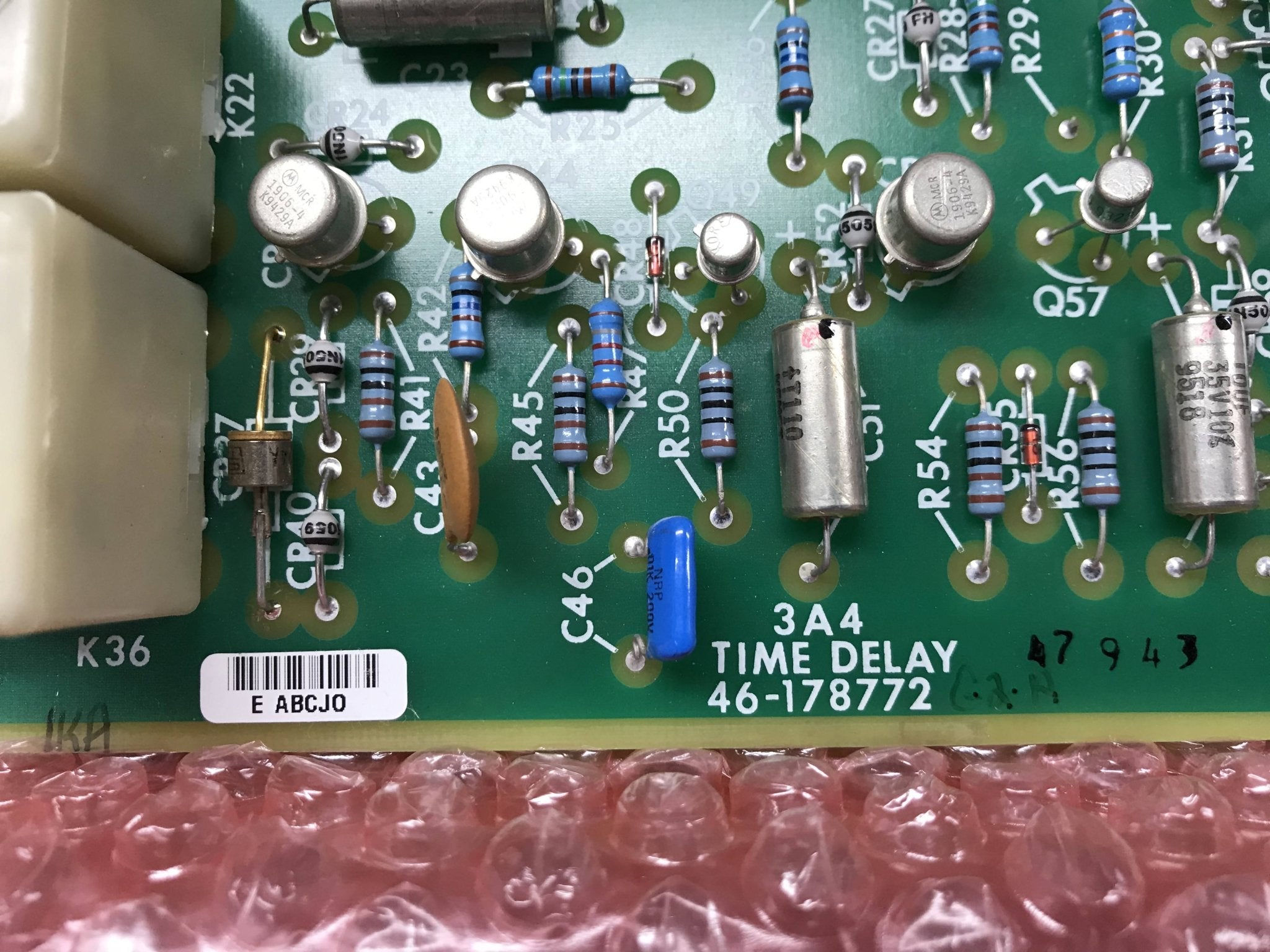 Time Delay Board (46-178772 G2-A GE AMX 3