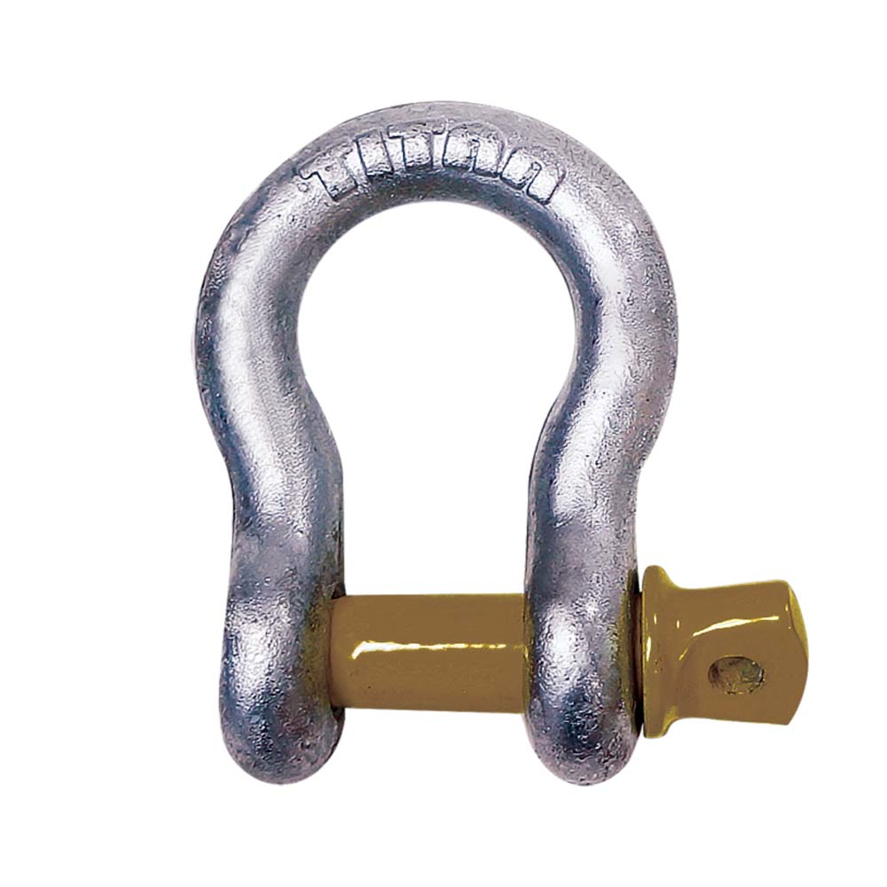 Titan Chain 10319056 Hot Galvanized Bow Shackle, 3/4"