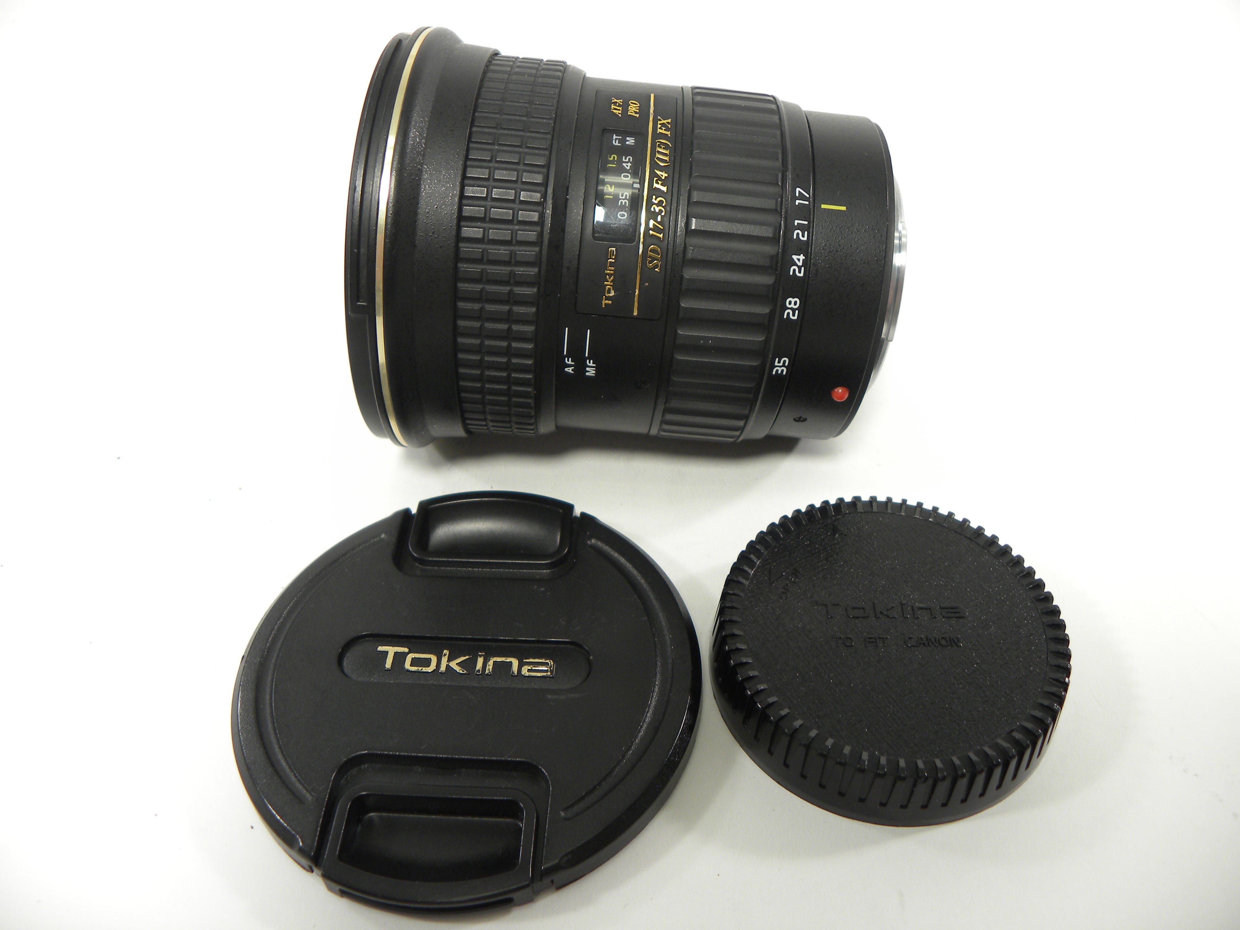 Tokina At-X Pro SD FX IF 17-35mm f4 for Canon EF Mount