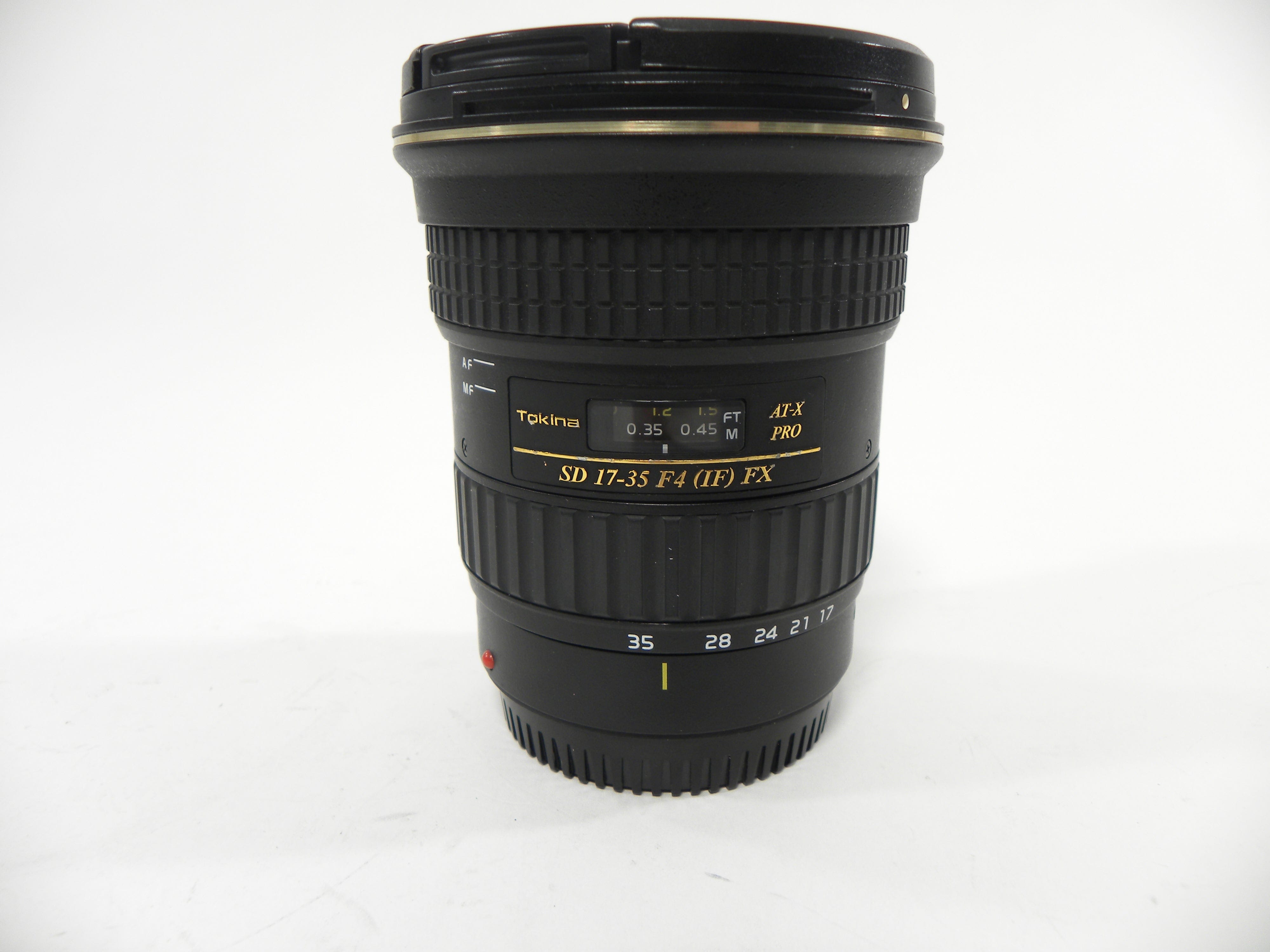 Tokina At-X Pro SD FX IF 17-35mm f4 for Canon EF Mount