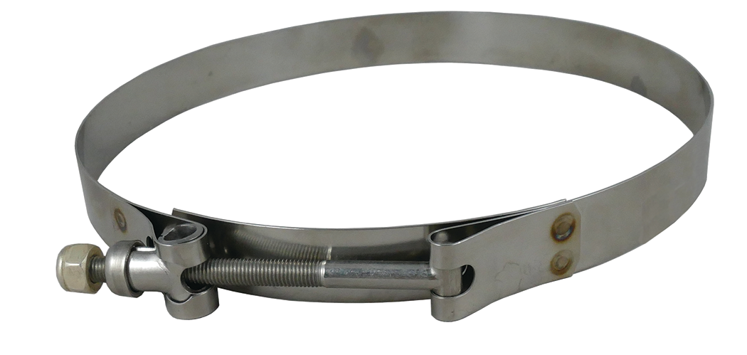 Trident Marine 720-4120L Trident SS T-Bolt Hose Clamps, 4-1/2"