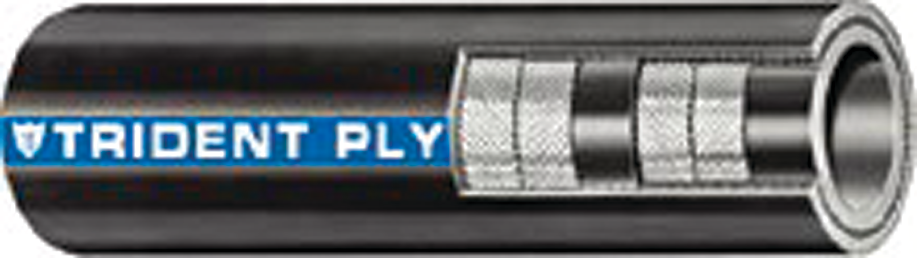 Trident Marine 200-3124 Trident Ply Softwall Exhaust Hose, 3-1/2" x 2'