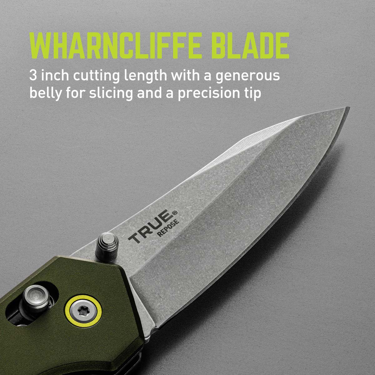 True Utility FMK 0028 Repose Wharncliffe Folding Knife
