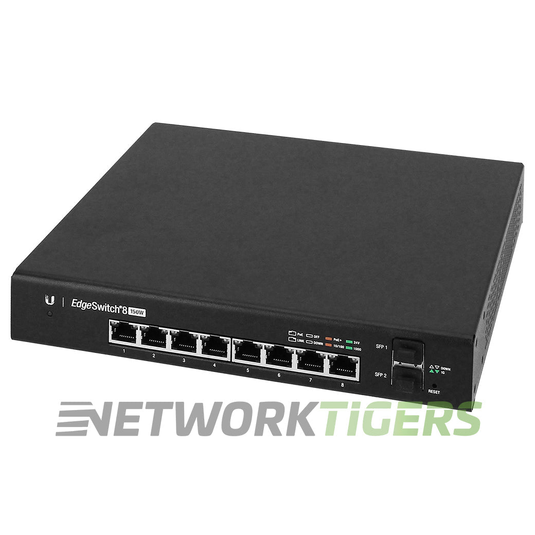 NEW Ubiquiti ES-8-150W EdgeSwitch Series 8x 1GB RJ-45 2x 1GB SFP Switch