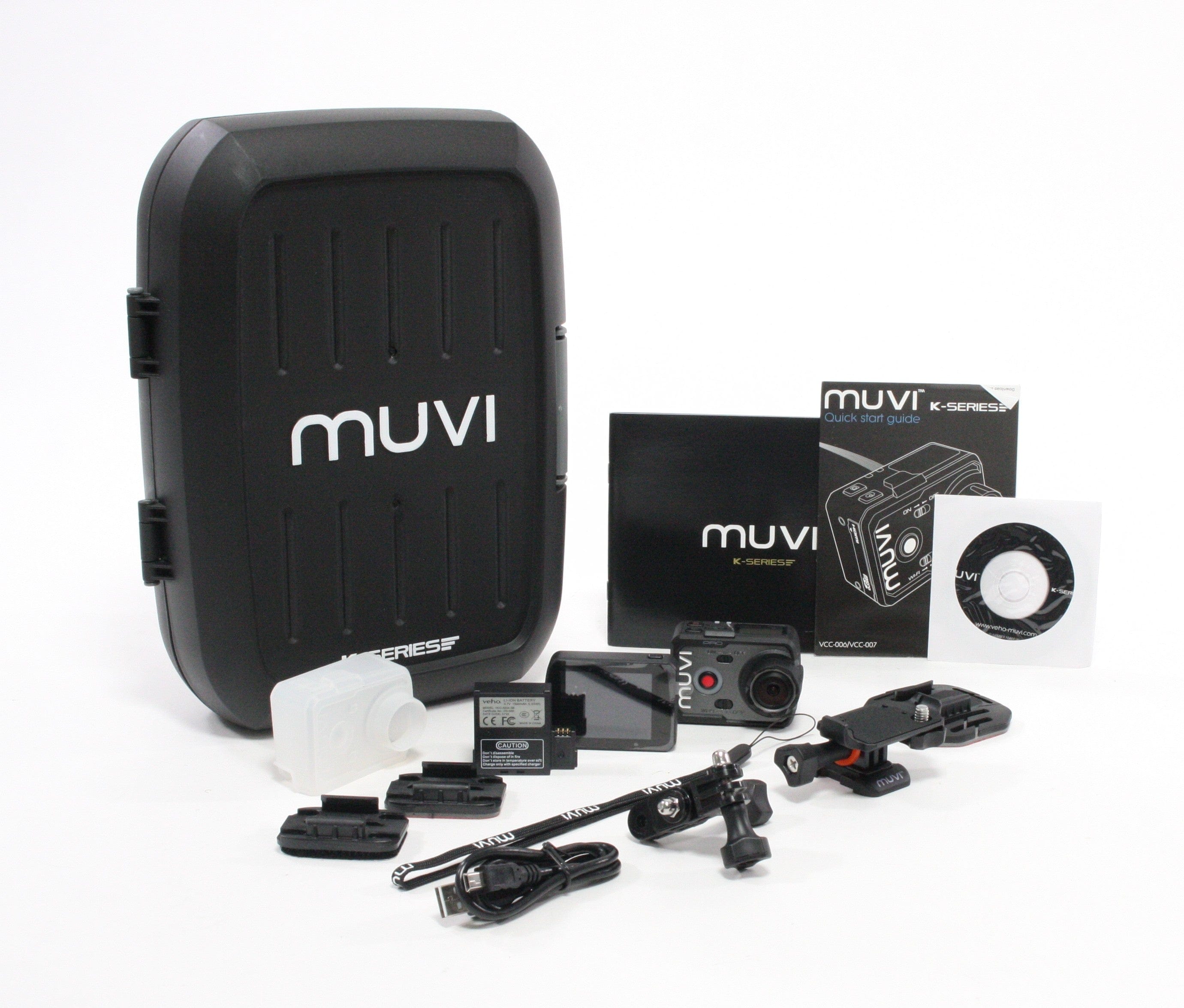 Veho Muvi K-2 Pro 4K Kit (w/ accessories) NEVER USED!