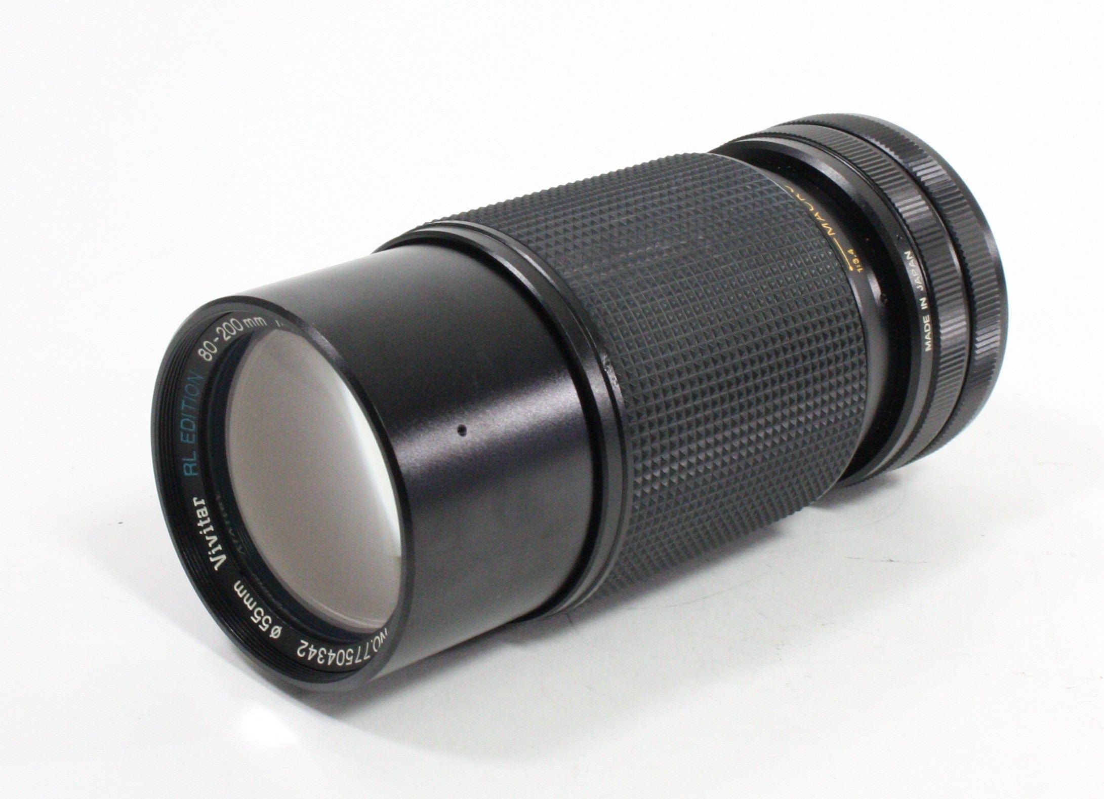 Vivitar 80-200mm f/4 Macro Focusing Zoom MC Lens for Canon FD Mount