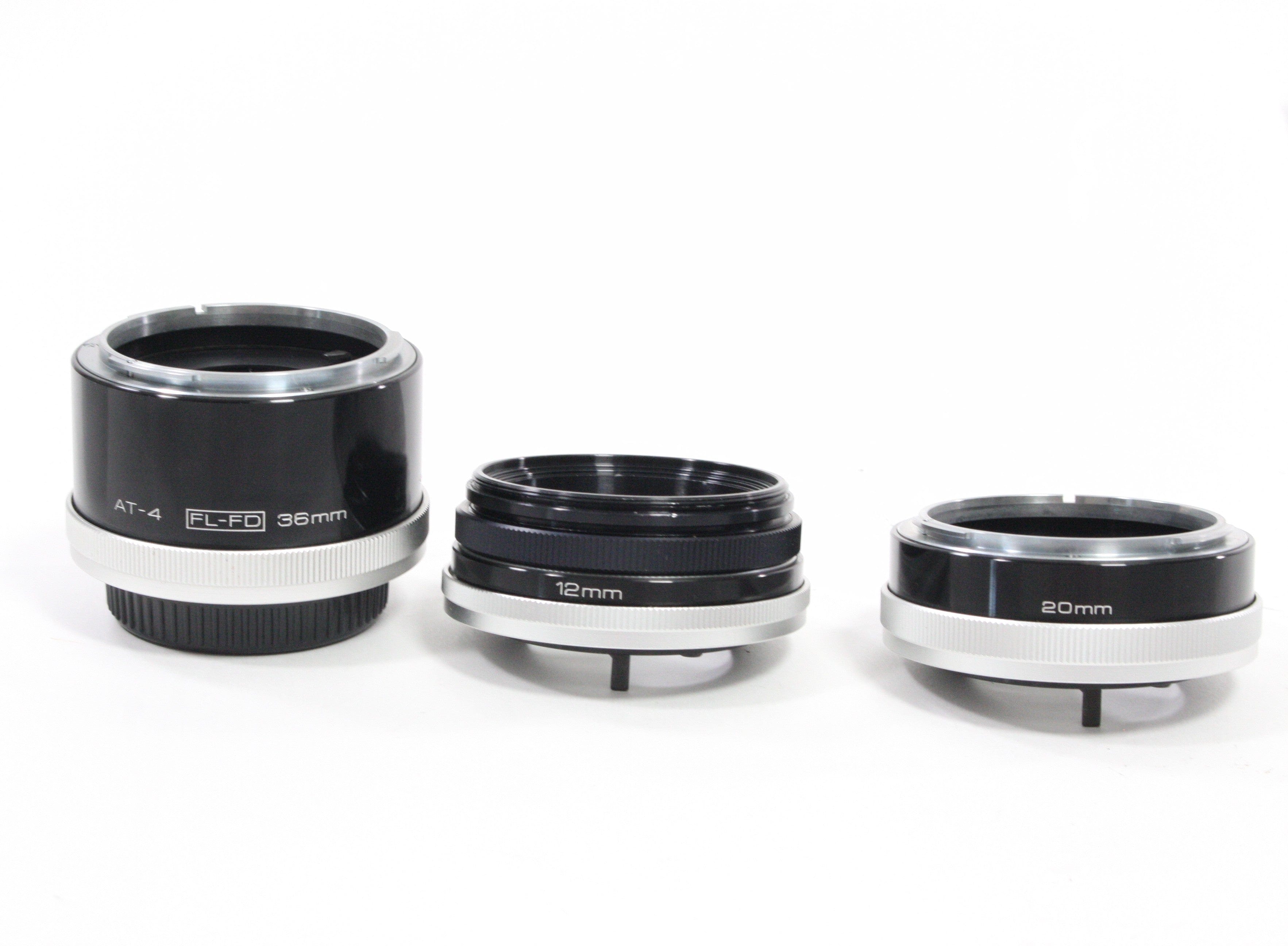 Vivitar Auto Extension Tube Set for Canon FL/FD Mount 12, 20, 30mm