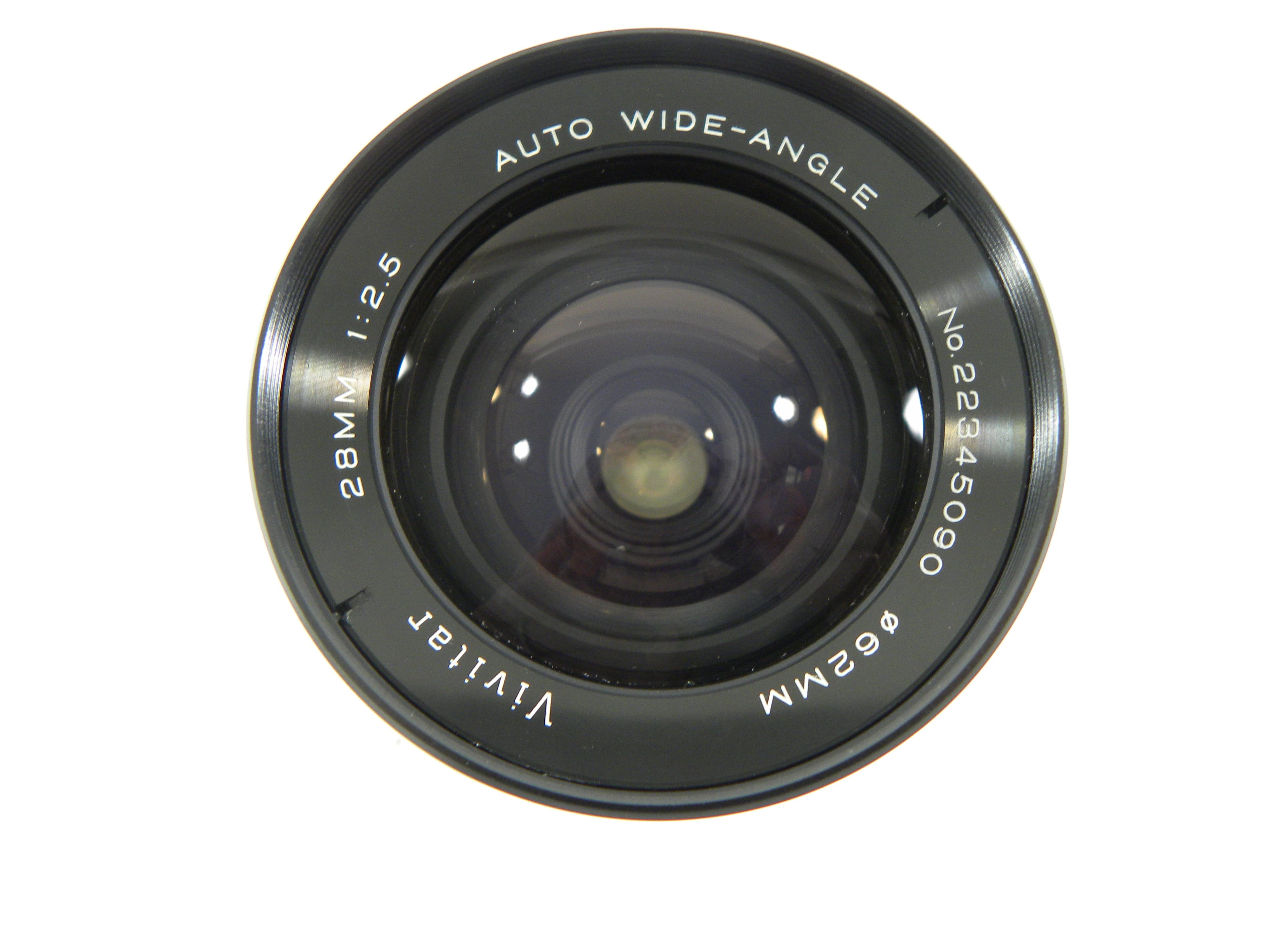 Vivitar Auto Wide-Angle 28mm f2.5 M42 Mount