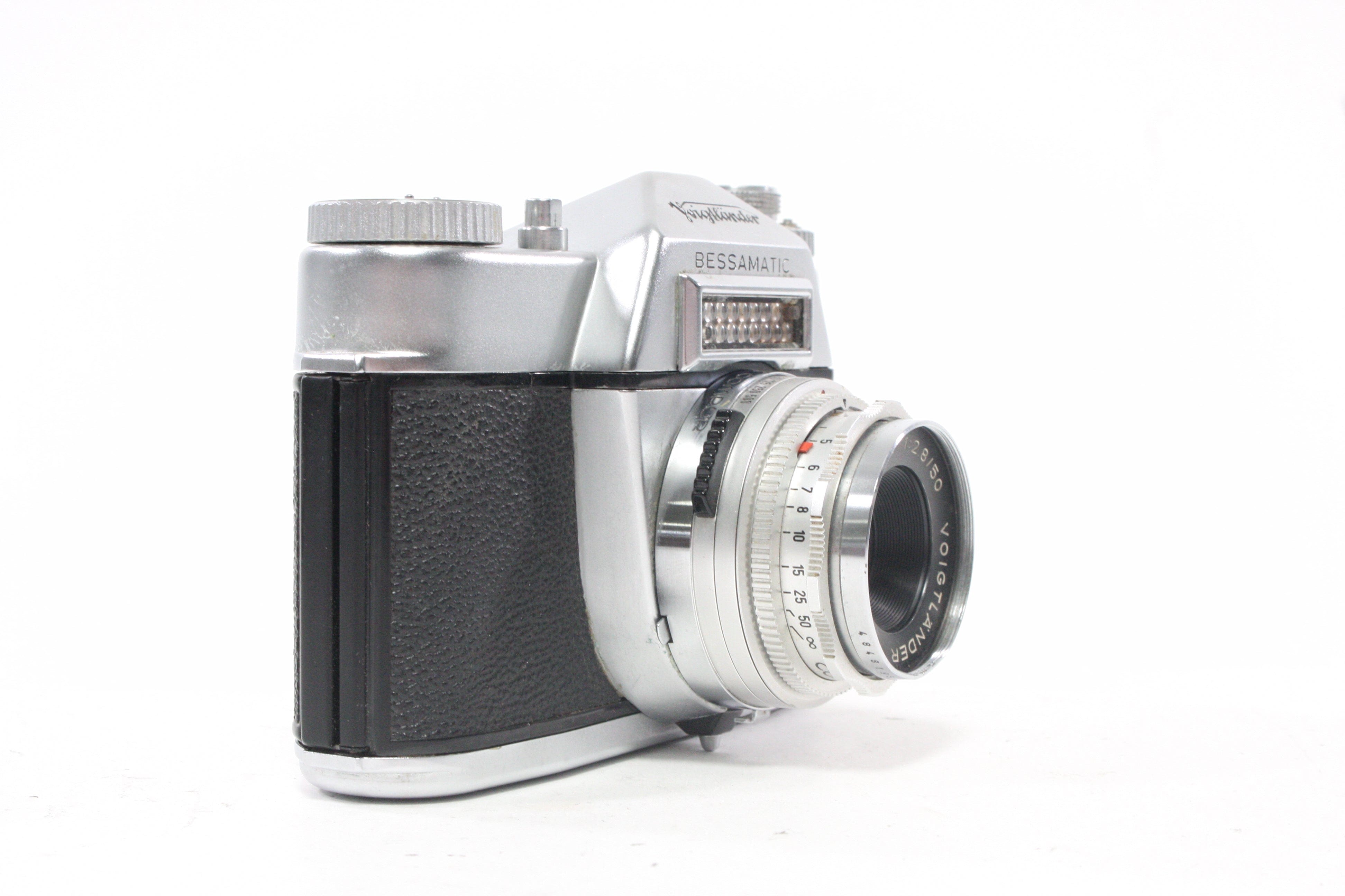 Voightland Bessamtic with Skoper 50mm f/2.8 Lens and Case AS-IS
