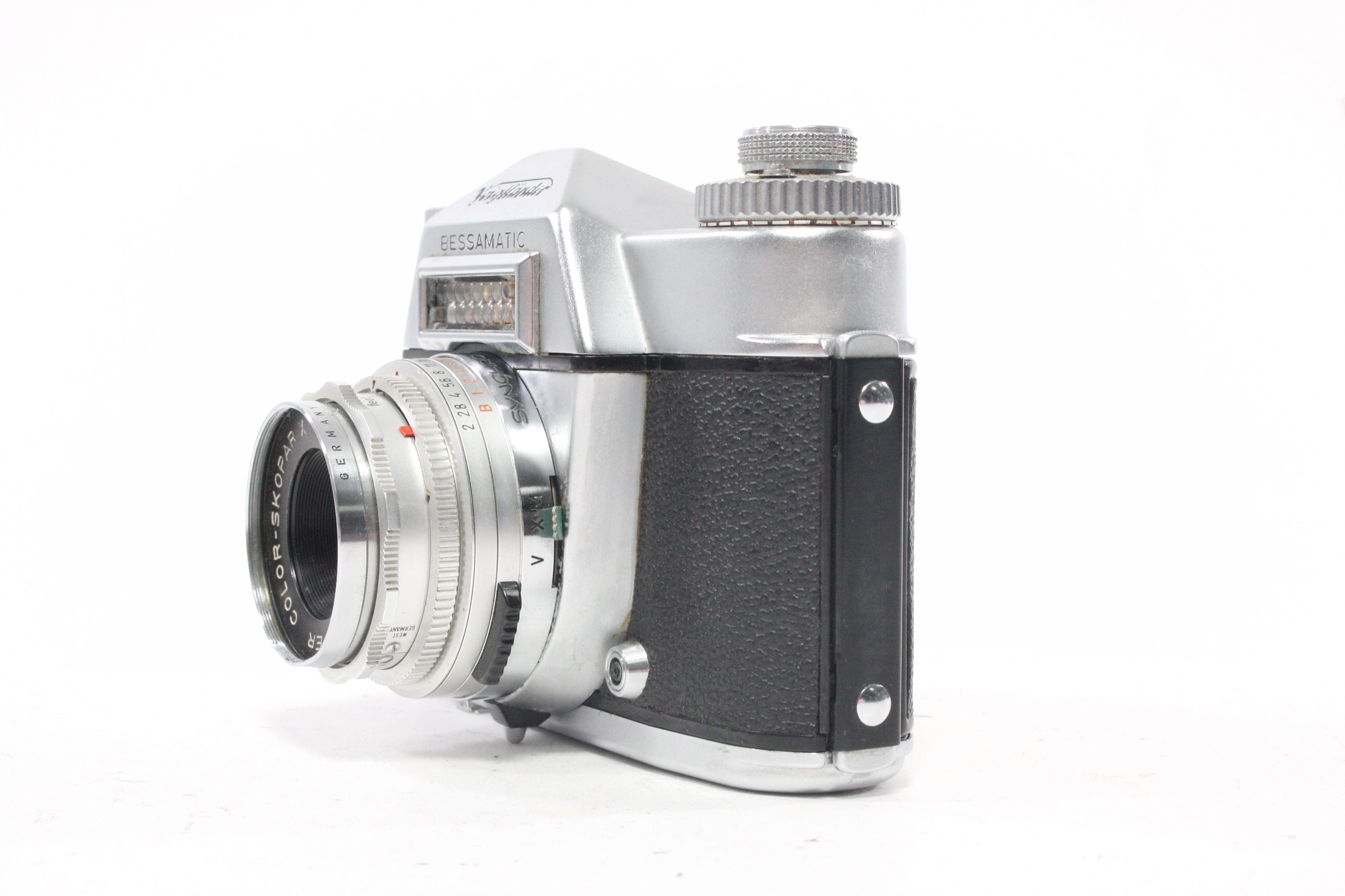 Voightland Bessamtic with Skoper 50mm f/2.8 Lens and Case AS-IS
