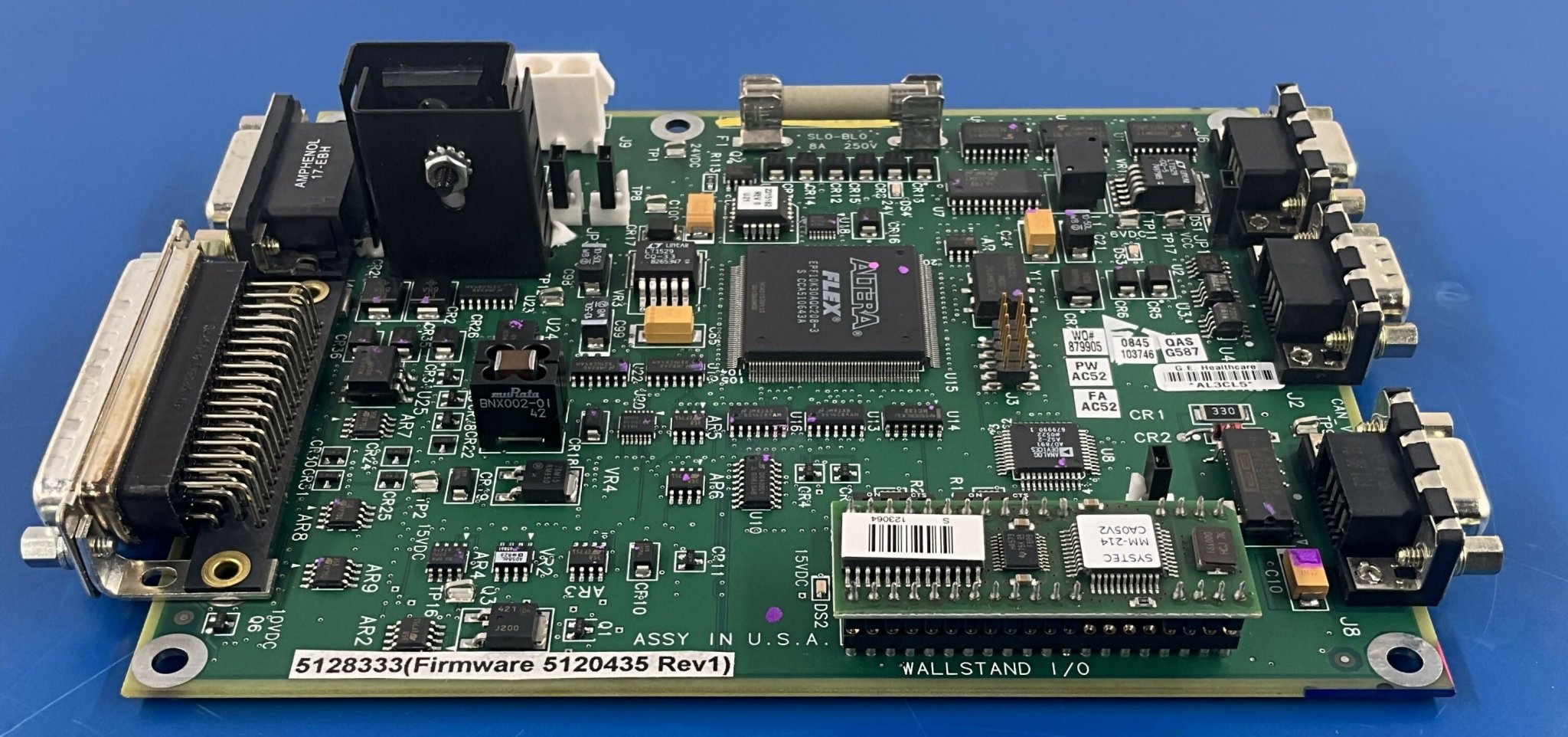 WALL STAND LIGHTNING TABLE I/O BOARD (5128333/2290188-2) GE