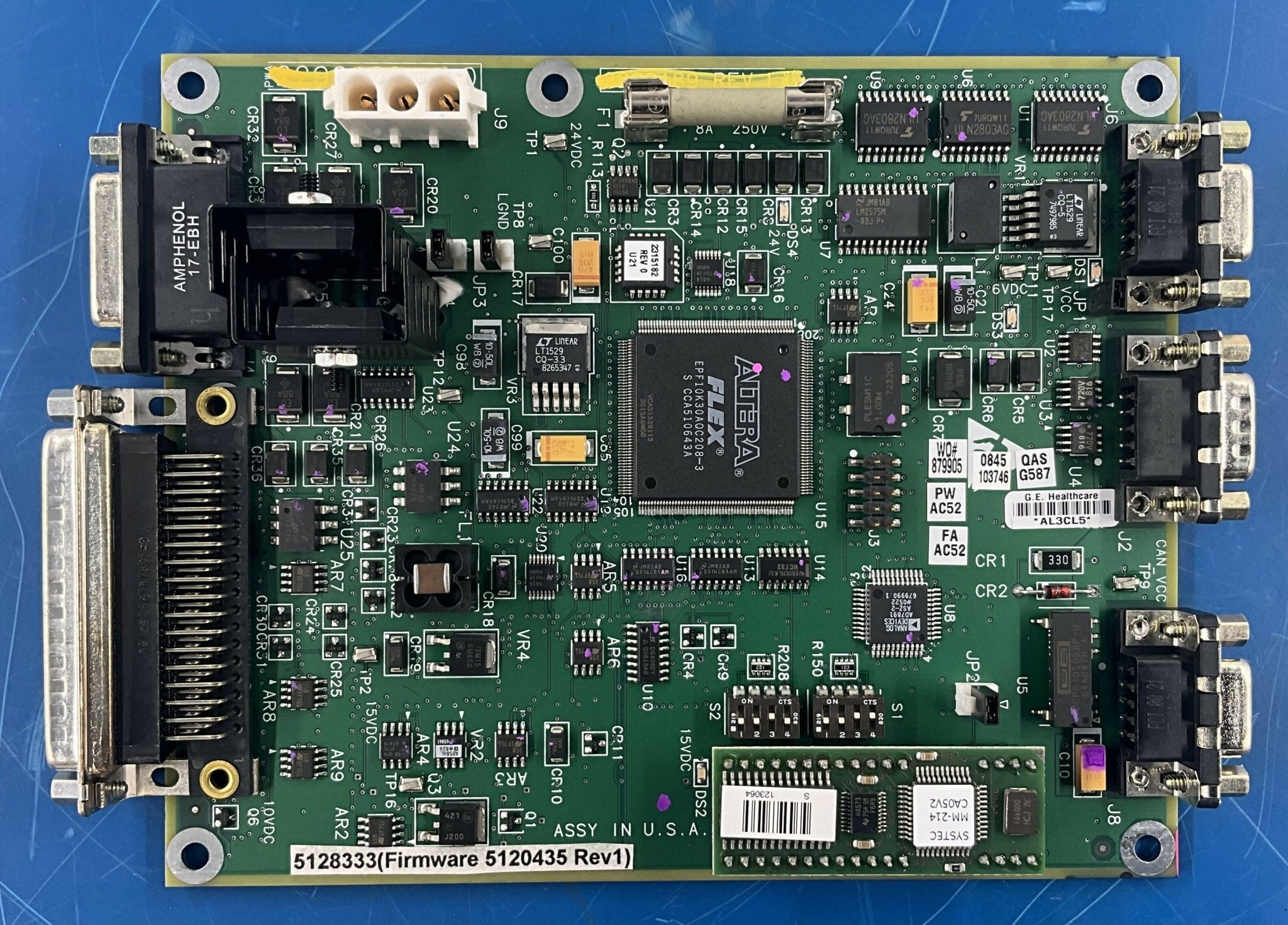 WALL STAND LIGHTNING TABLE I/O BOARD (5128333/2290188-2) GE