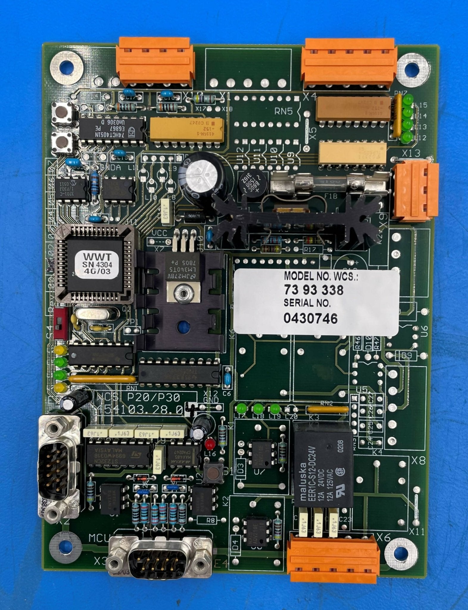 WCS REGULATION & CONTROL BOARD (7393338 GE