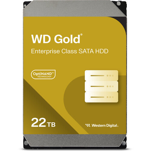 Western Digital WD Gold WD220EDGZ 22TB 7.2K RPM SATA 6Gb/s 512e 3.5in Refurbished HDD