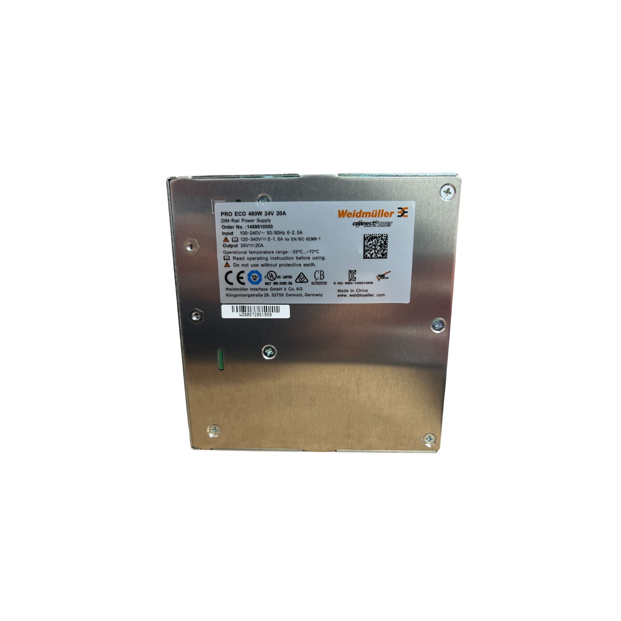 Weidmuller | PRO ECO 480W 24V 20A | 1469510000