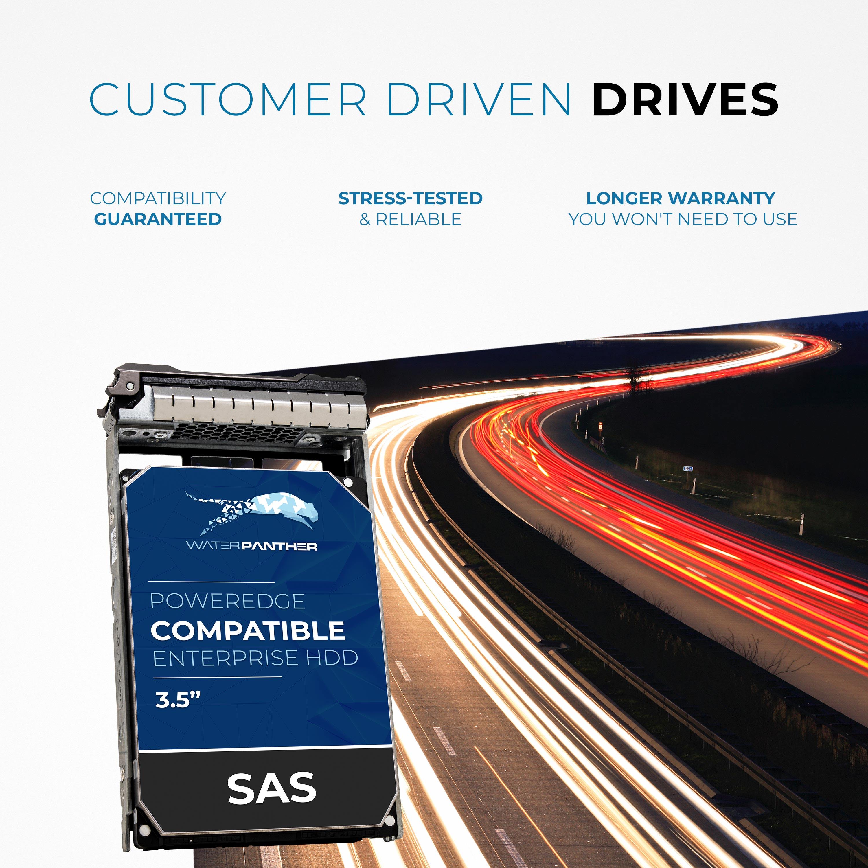 12TB SAS 12Gb/s 7.2K RPM 3.5" HDD for Dell PowerEdge Servers | Enterprise Drive in 13G Tray