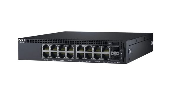 09PN0D - Dell X1018P 16-Ports 1GbE PoE Network Switch with 2-Ports 1GbE SFP