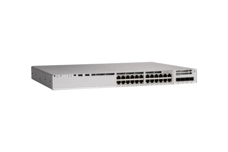 Catalyst 9200L 24-port PoE+ 4x1G uplink Switch, Network Essentials, Refurbished, C9200L-24P-4G-E