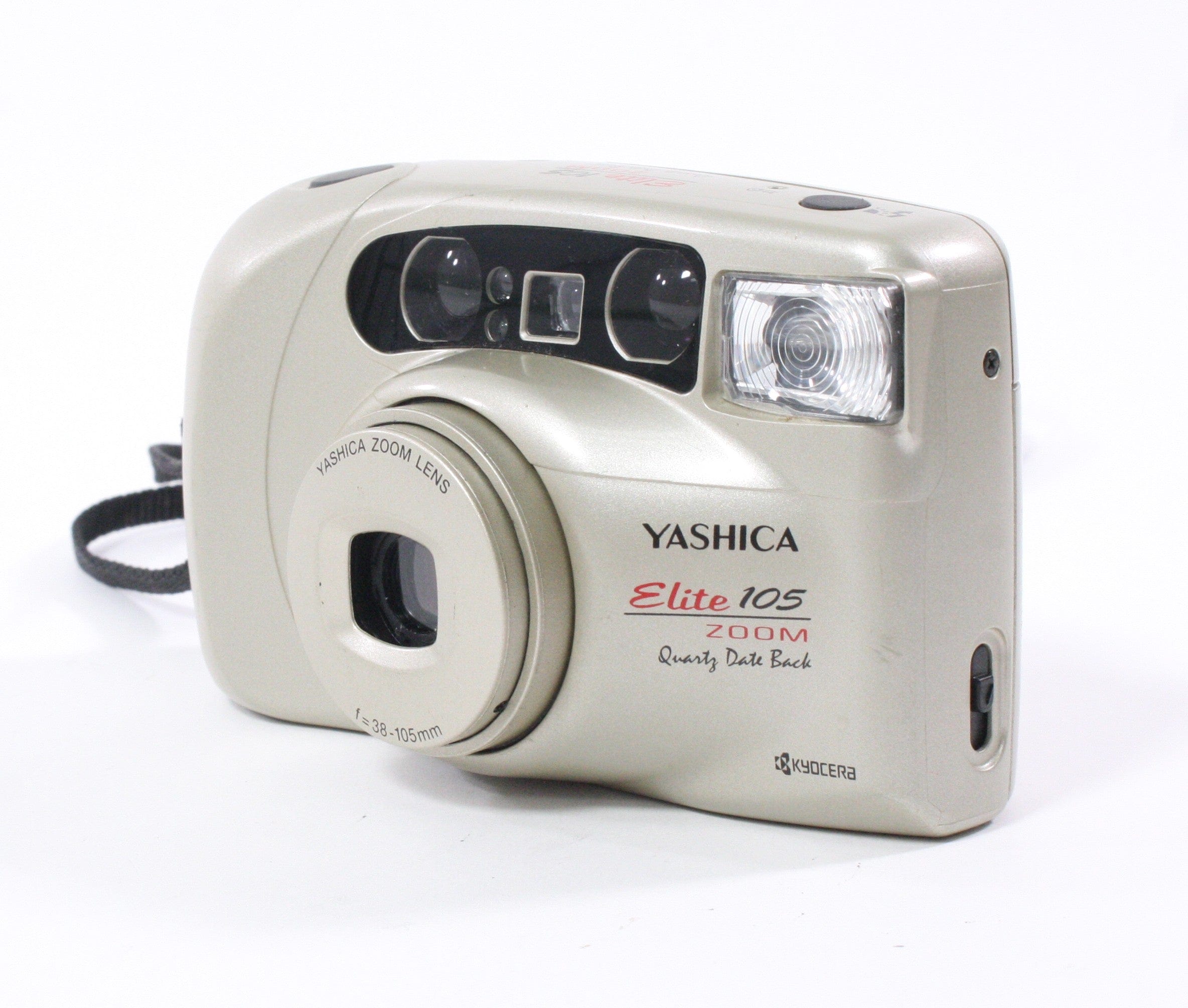 Yashica Elite 105 Zoom Quartz Date Bak Kyocera 35mm Camera