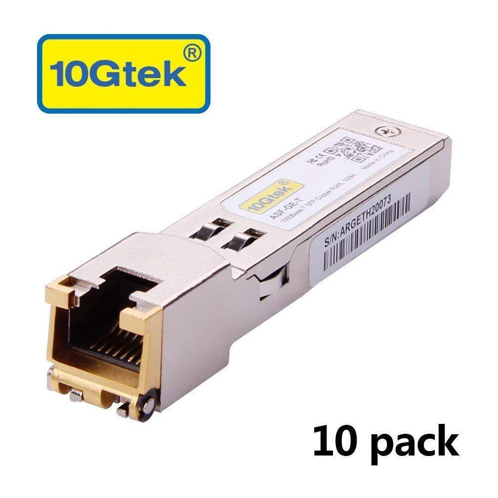 10 Gigabit SFP+ LC Multi-Mode Transceiver, 10GBASE-SR Module for Cisco SFP-10G-SR, Meraki MA-SFP-10GB-SR, Ubiquiti UF-MM-10G, Mikrotik, D-Link, Supermicro, (850nm, DDM, 300m) - AloinfoUSA