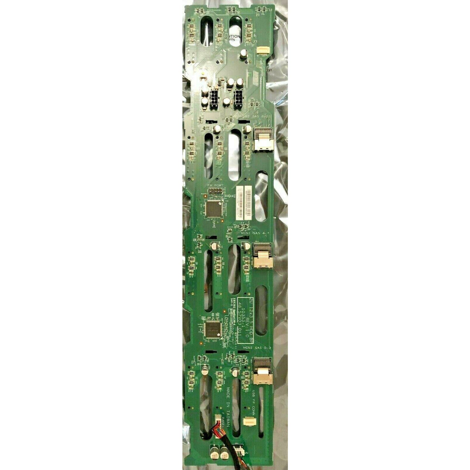 11013246 RD640 RD630 8 Disk Server Hard Disk Backplane Contains Wire 03X3828 - AloinfoUSA