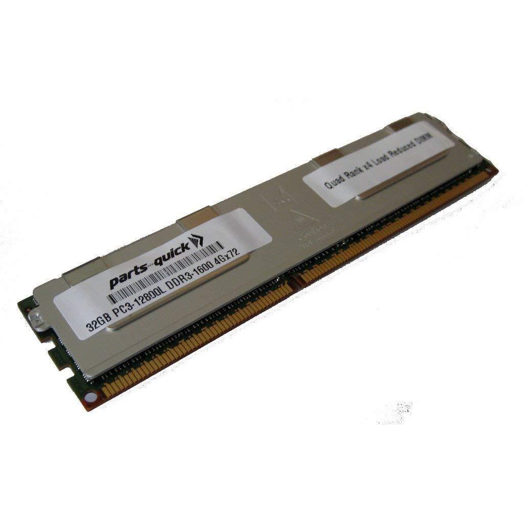 32GB Memory for HP ProLiant ML350e Gen8 (G8) DDR3L PC3-12800L 1600MHz ECC LRDIMM (PARTS-QUICK BRAND) - AloinfoUSA