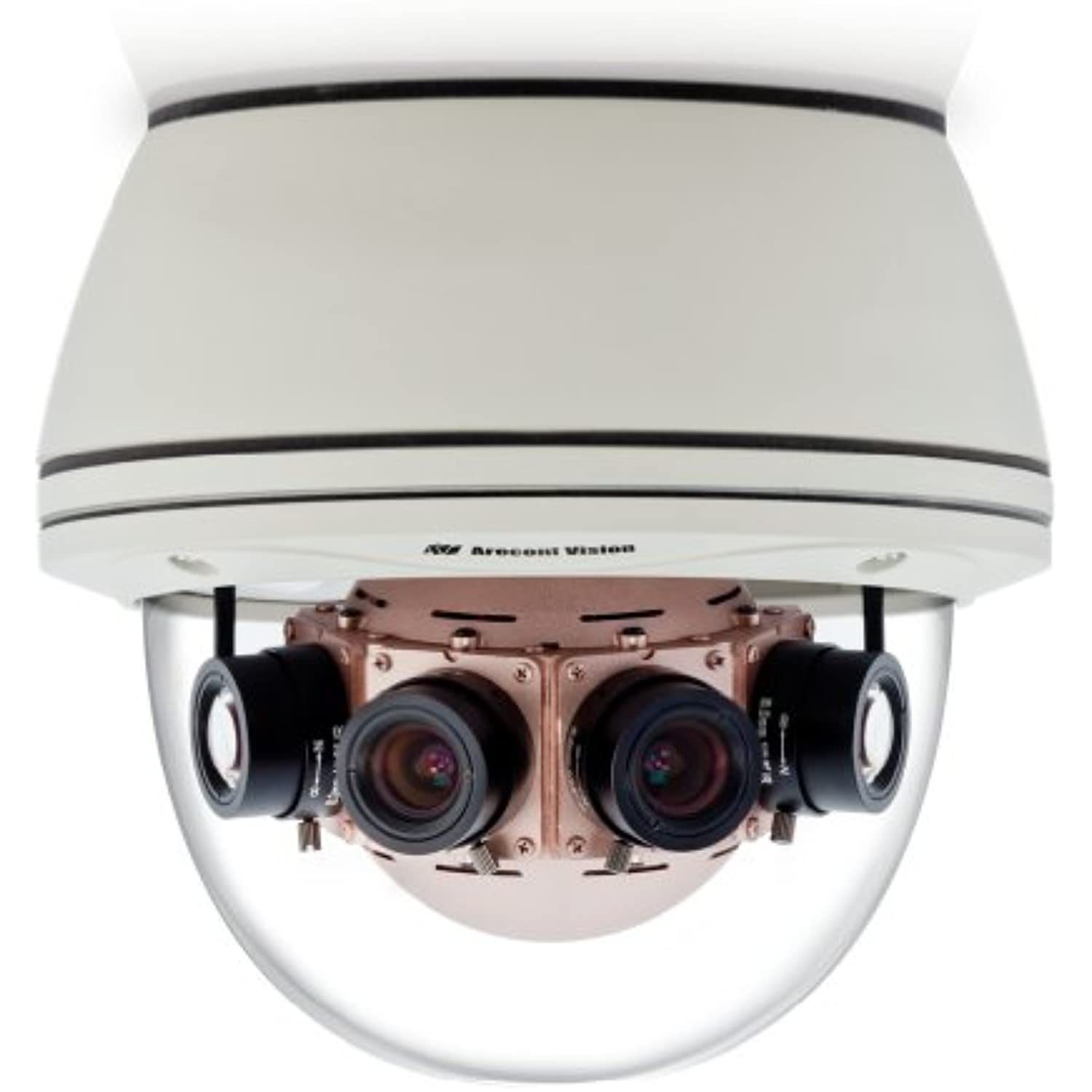 Arecont Vision AV20185DN | 20 Megapixel 180? Panoramic IP Camera, 3.5 fps, Day/Night, 6.2mm f/1.8 IR Lens, IP66, IK-10 Vandal Resistant Dome - MFerraz Tecnologia