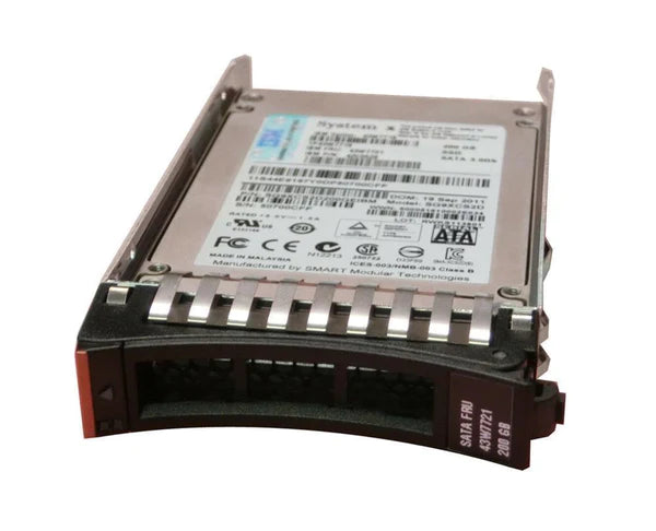IBM 2.5" 200GB SATA Solid State Drive 2.5" SATA, E-MLC, 3GB/S 43W7718 43W7720 Disco - AloTechInfoUSA