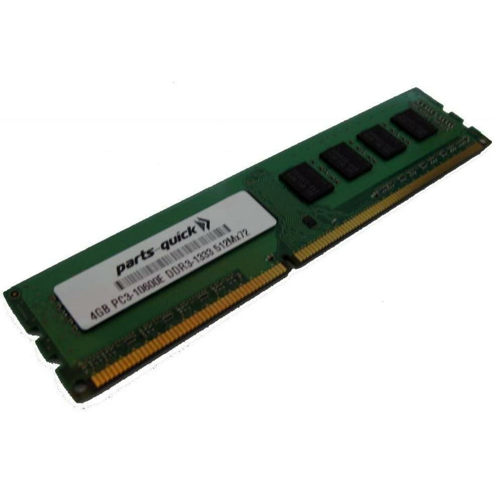 4GB RAM Memory Upgrade for HP Compaq ProLiant ML110 G6 PC3-10600E DDR3 1333MHz 2Rx8 ECC Unbuffered UB DIMM Module (PARTS-QUICK Brand) - AloinfoUSA