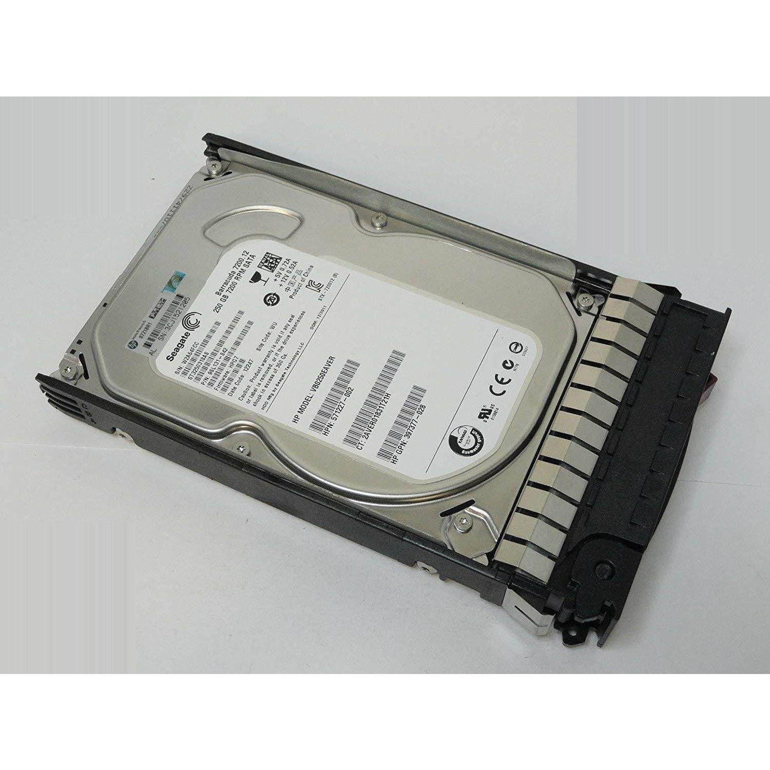 571227-002 HP 250GB 3G SATA 7.2K RPM LFF (3.5-INCH) NHP DRIVE - AloinfoUSA