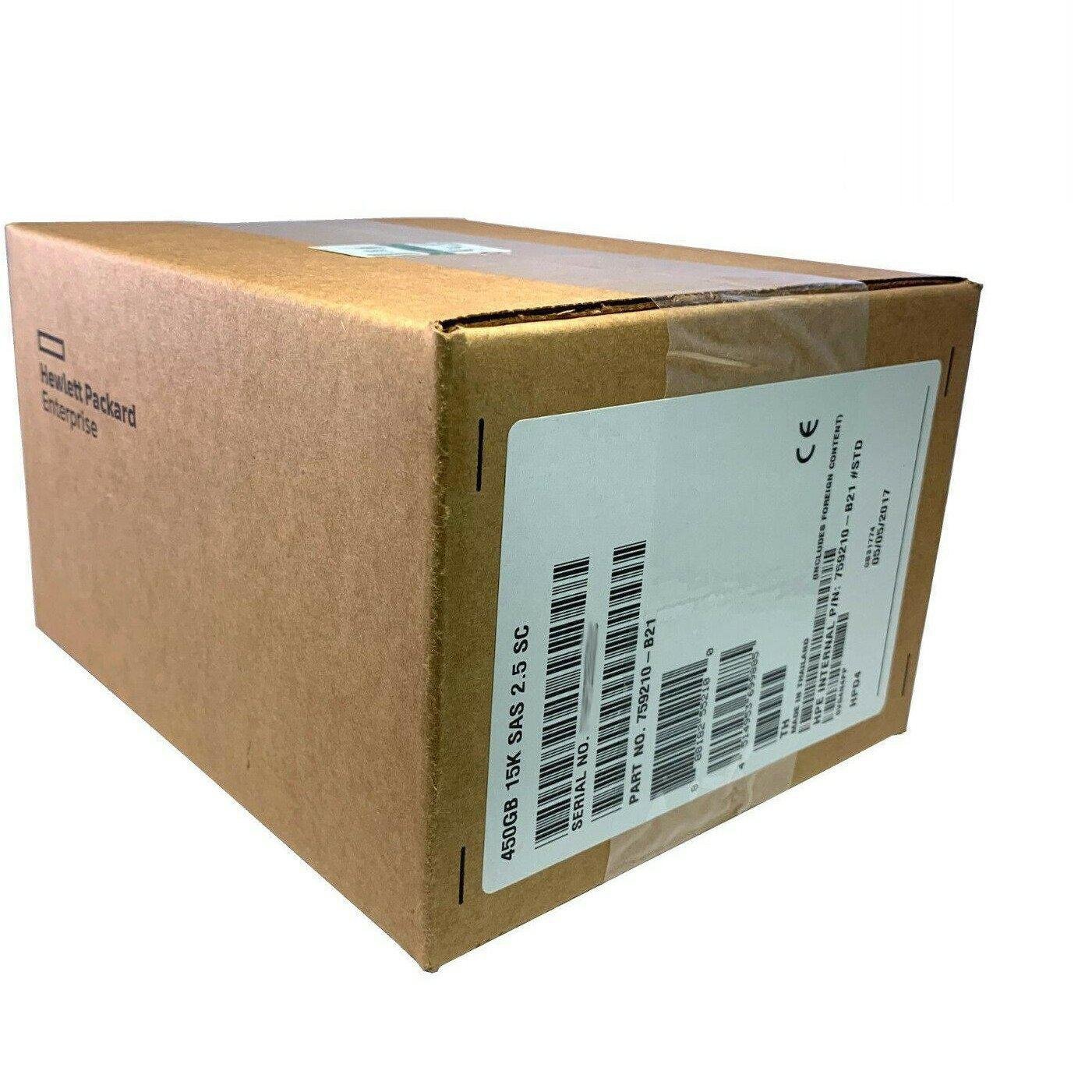 759210-B21 HPE 450GB 12G SAS 15K 2.5" SC HD 759547-001 - AloinfoUSA