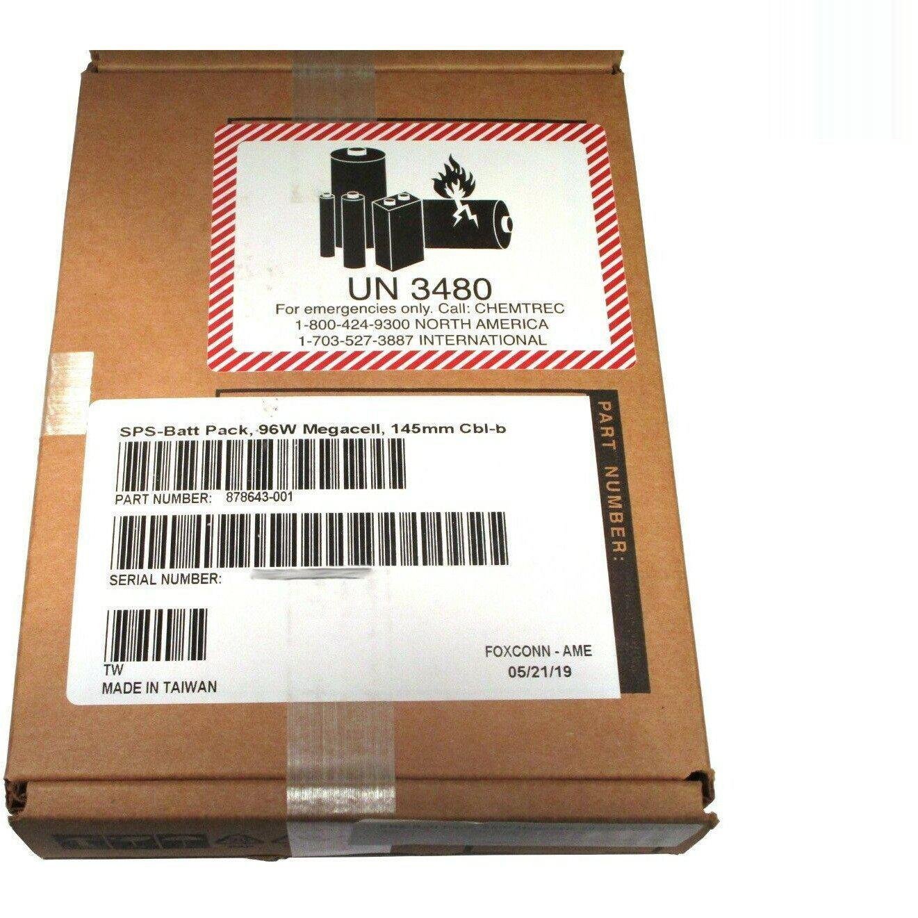 878643-001 HPE 96W Smart Storage Battery Module 875241-B21 871264-001 Bateria - AloinfoUSA