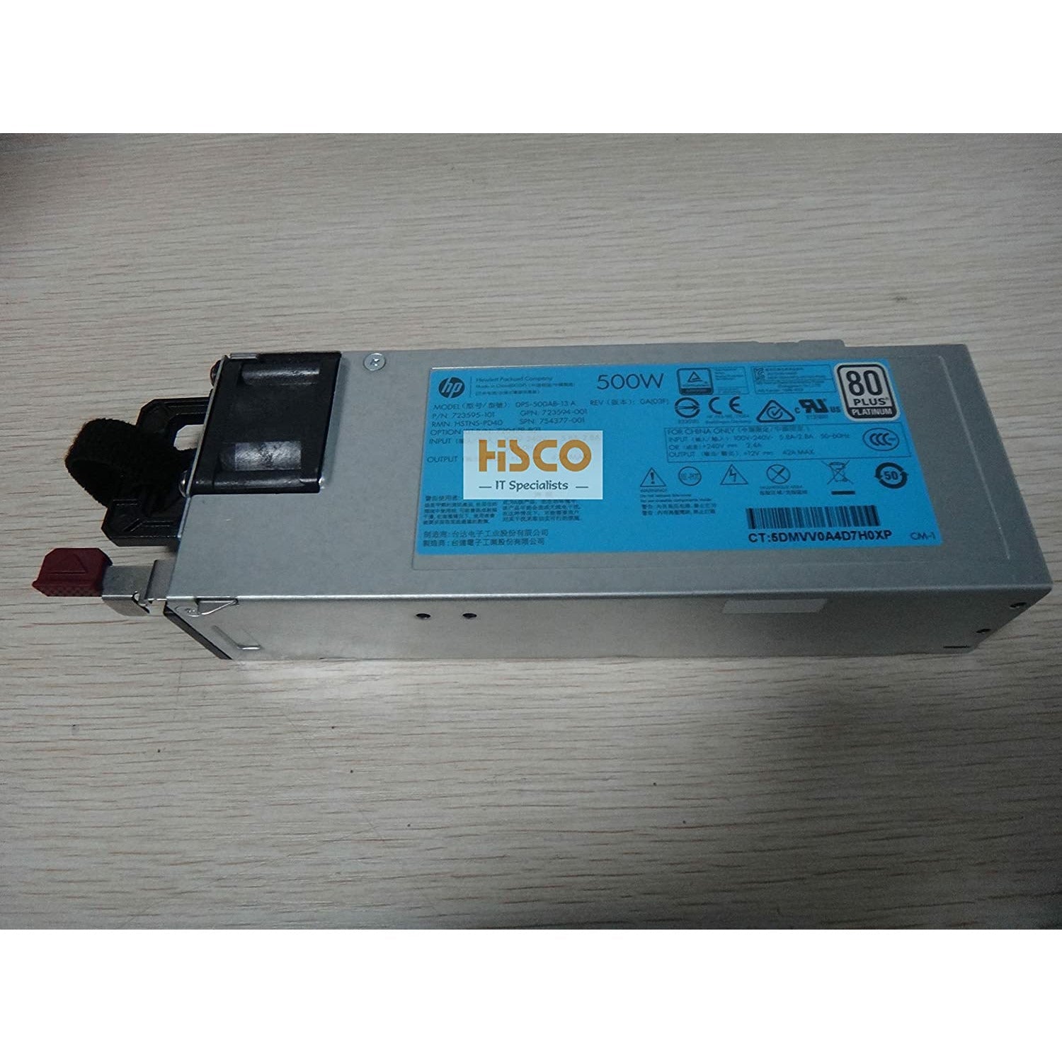 723595-101 HP 500W PLATINUM HOT-PLUG PS KIT Fonte - MFerraz Tecnologia