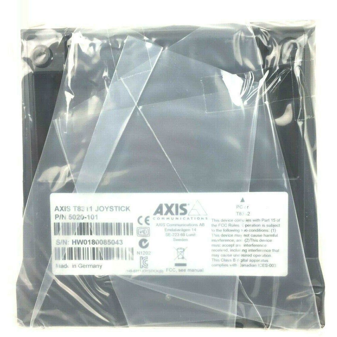 Axis Communications T8311 Surveillance Control Panel Joystick 5020-101 7331021030435 - AloinfoUSA