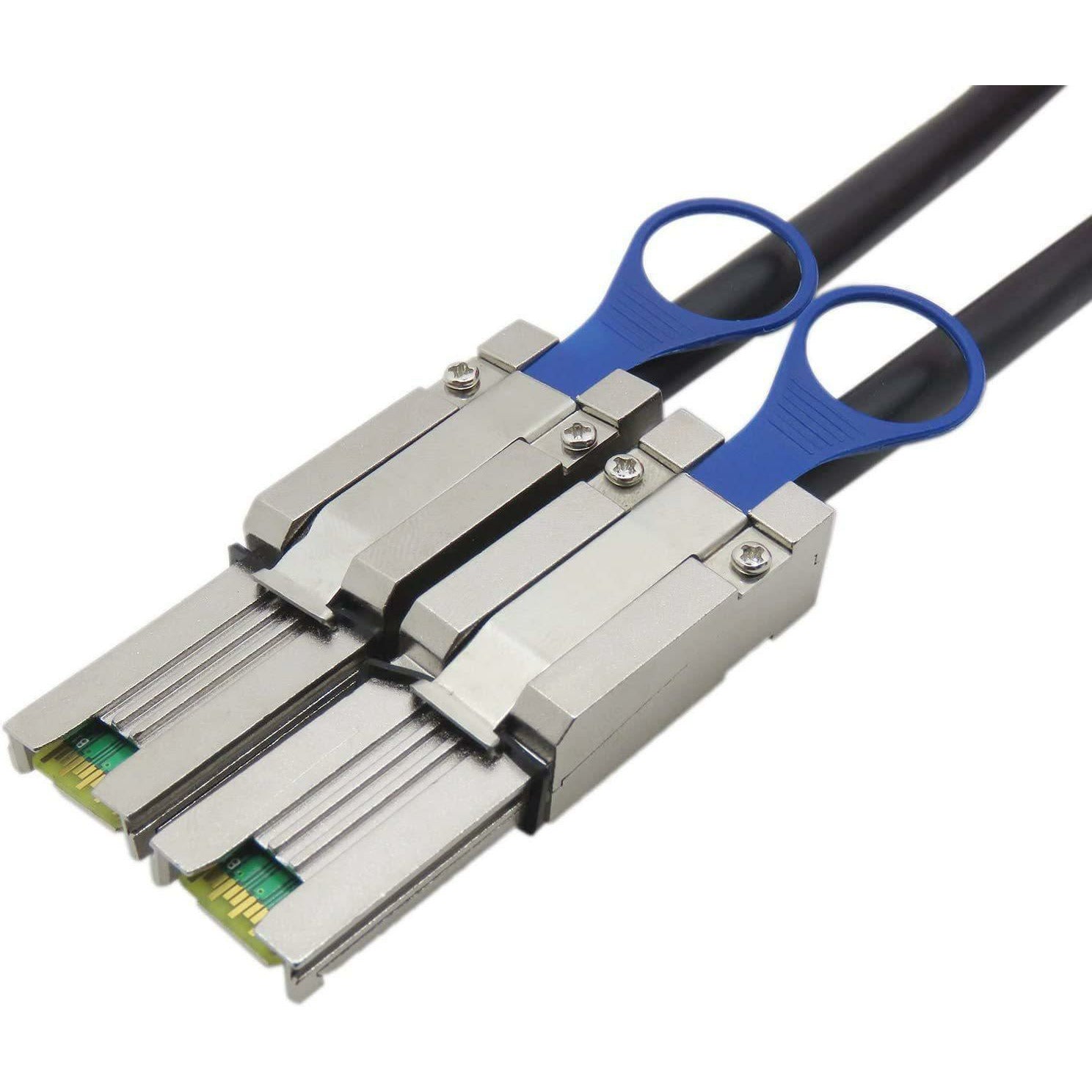 CableDeconn Mini SAS26P SFF-8088 to SFF-8088 External Cable Attached SCSI (2M, 8088 to 8088) - AloinfoUSA
