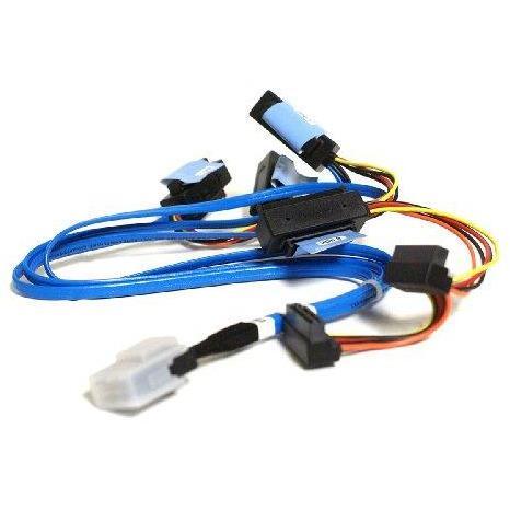 Cabo Genuine Dell 233TD PowerEdge T110 4-Drop SAS SATA Cable CN-0233TD, 0233TD - AloinfoUSA