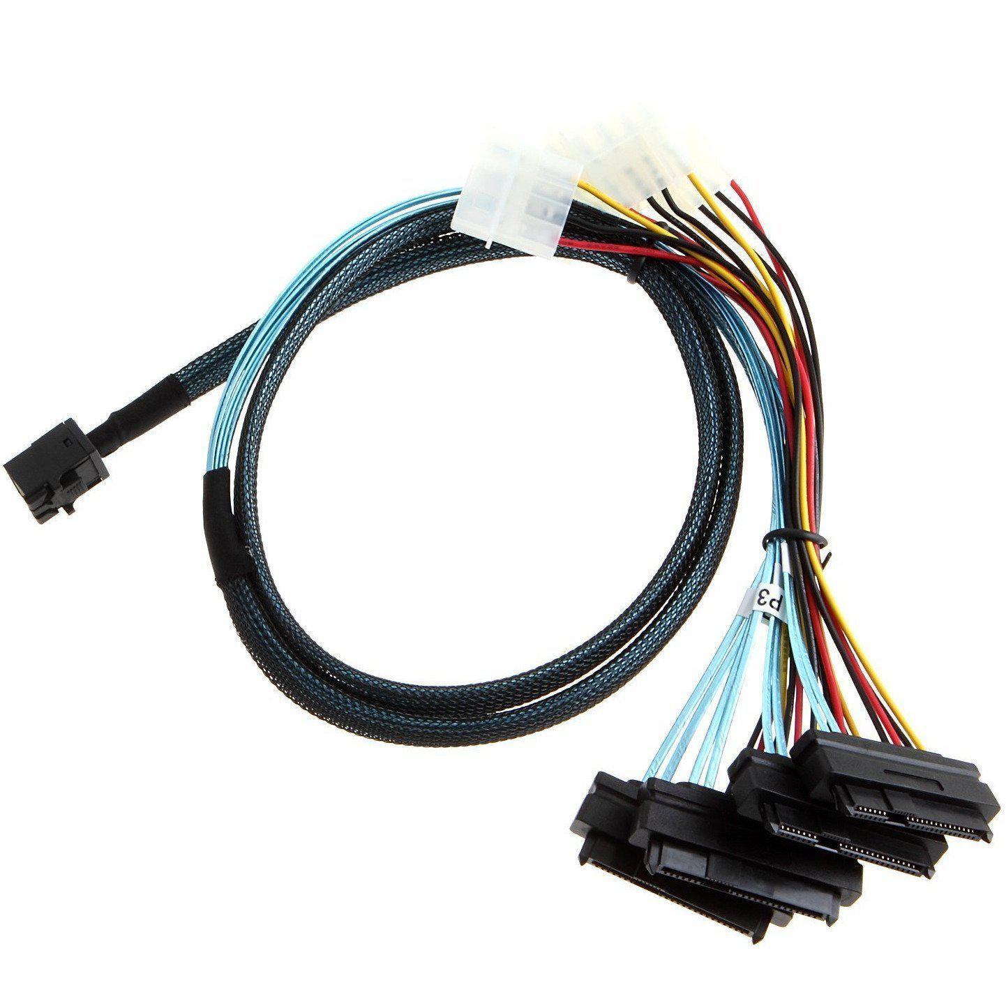 cable Mini SAS X4 SAS/SATA 300mm para HP 787091-001 - AloinfoUSA