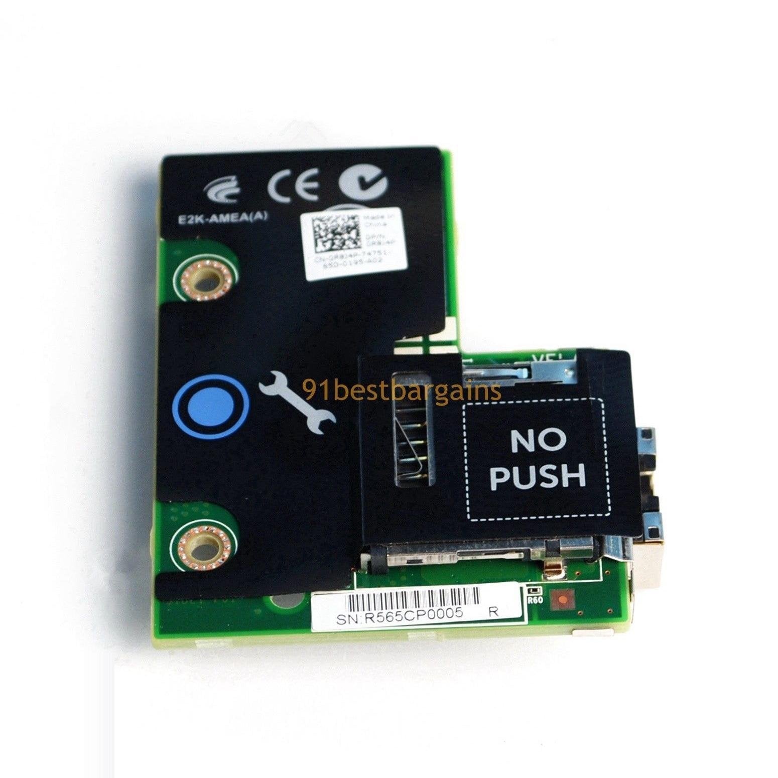 Dell iDRAC7 Enterprise Remote Access Card For PowerEdge R220 R8J4P 0R8J4P 699907847889 - AloinfoUSA