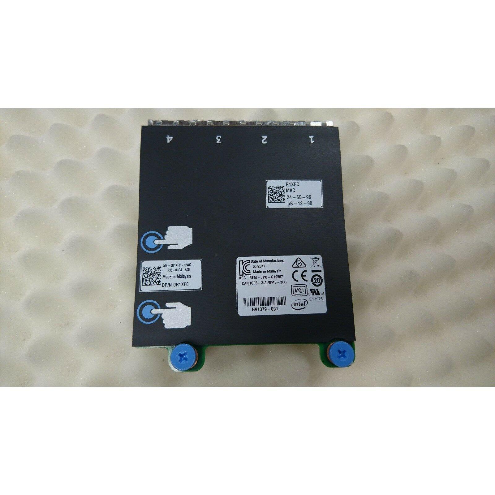 Dell Intel I350 Quad-Port Gigabit Network Daughter Card - R1XFC Placa de rede - AloinfoUSA
