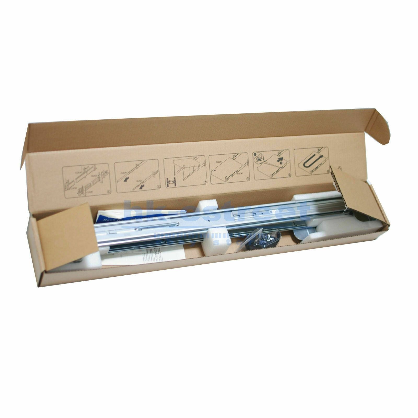 Dell Poweredge R320 R420 R430 R620 R630 R640 1U Sliding Ready Rails II Rieles A7 81WCD - AloinfoUSA