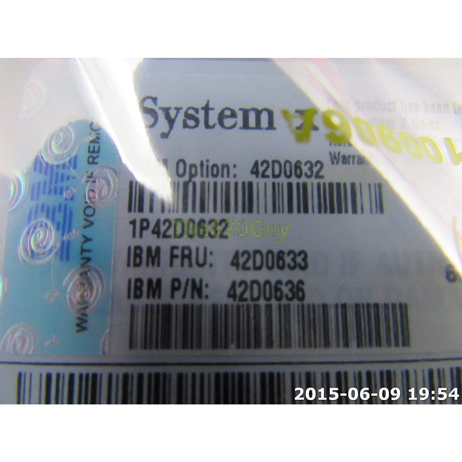 Disco IBM 146GB 10K RPM SAS 6Gbs SFF Slim 2.5" Hot Swap Hard Drive 42D0633 42D0636 - AloinfoUSA