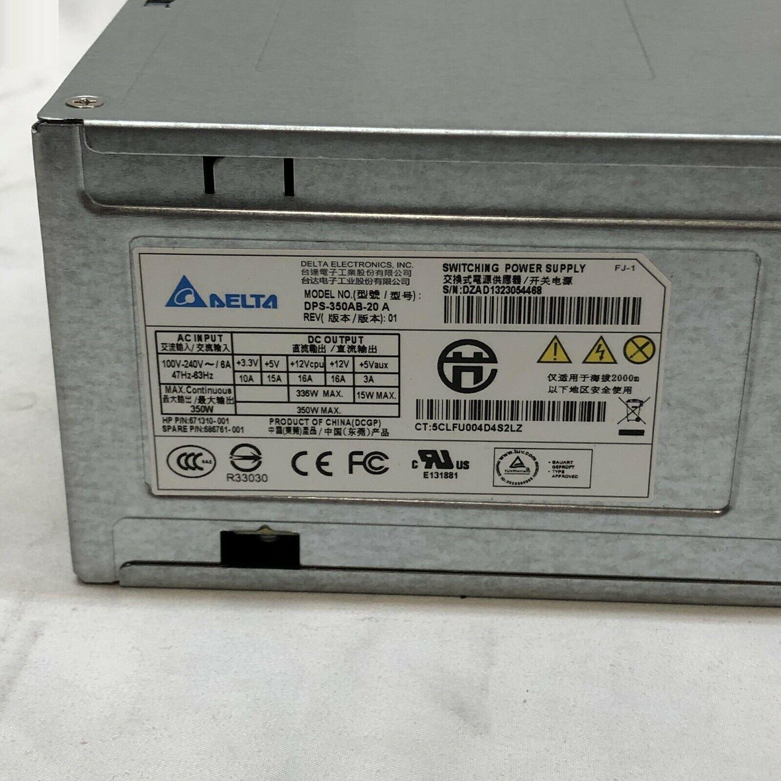 DPS-350AB-20 A For Hp Ml310e G8 350W Server power supply 671310-001 686761-001 - AloinfoUSA